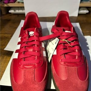 Adidas Red Samba Sneakers